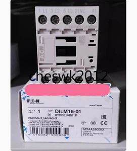 1 PCS NEW IN BOX EATON MOELLER DILM15-01 (230V50Hz, 240V60Hz) contactor - Picture 1 of 3