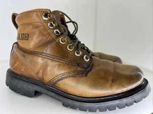 Vintage Gorilla Shoe Boot Men 6.5 e Leather Work Safety Eye Brown - Picture 1 of 7
