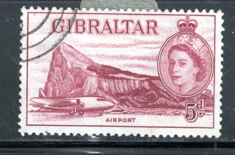 BRITISH GIBRALTAR  STAMPS  USED LOT  1786AY Cover
