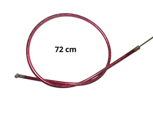 CTH11 RED  THROTTLE CABLE 72 CM  FOR MINI MOTO / MINI DIRT BIKE - Picture 1 of 1