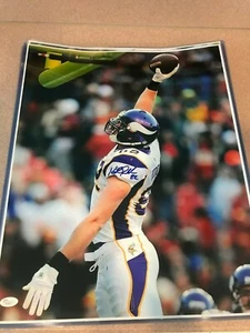 Kyle Rudolph Minnesota Vikings Signed 16x20 Photo JSA HOLO - Picture 1 of 1