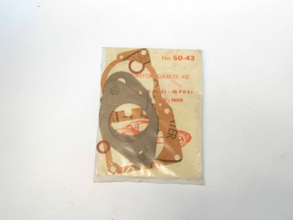 Minor Carburetor Gasket Kit Fits BMW 1600 1964-1971 & BMW 1800 1963-1967 - Image 1 of 1