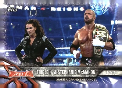 2017 Topps WWE Road To Wrestlemania base, serial # and inserts - you pick - pyc - Image 1 of 3