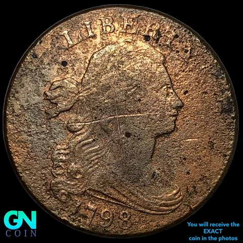 1798 Draped Bust Large Cent   #E8035 Cover