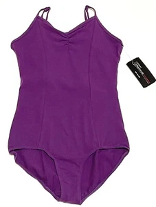Theatricals Dancewear Leotard Bodysuit Pinch Front Camisole TH5532 Pur New Women - Picture 1 of 11