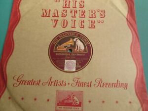 John Goss And The Cathedral Male Voice Quartet: Shenandoah 10" 78 Shellac B2646