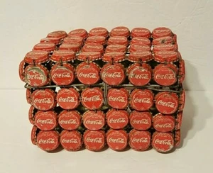 Vintage Coca-Cola Bottle Cap Wire Rectangular Storage or Display Box Basket - Picture 1 of 12