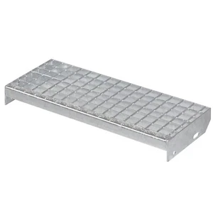 Metallstufe 600x240 mm | 30x2mm | verzinkt Gitterroststufen Treppenstufen - Bild 1 von 9