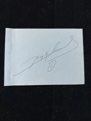 Sugar Ray Leonard Signed Album Page - JSA AG93115 - Image 1 of 3