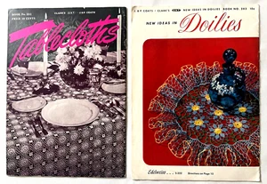 Coats Clark's Crochet Patterns Books Gorgeous Tablecloths New Ideas in Doilies - Picture 1 of 23