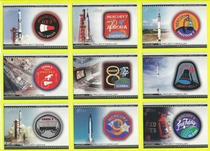 15 tarjetas 2009 Heroes Spaceflight Topps American Heritage Apollo Gemini Mercury - Imagen 1 de 8