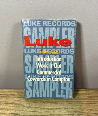 1993 Luke Records - Sampler Promo - Cassette - Hip Hop Rap - Cowards in Compton - Image 1 of 3