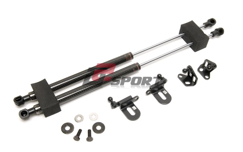 Carbon Fiber Front Hood Damper Kit fits 08-16 Nissan GT-R R35 CBA DBA w/ US Spec - Image 1 of 1