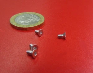 Vite macchina torx testa piatta in acciaio inox 2-56 T6 torx x 3/16" lunghezza, 100 pz - Foto 1 di 12
