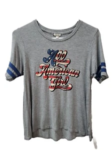 Eyeshadow Junior Proud American Girl's Short Sleeve T-Shirt All American Girl M - Picture 1 of 8