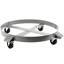 1,000 LB Drum Dolly for 55 Gal Swivel Casters Steel Frame Non Tipping Heavy Duty
