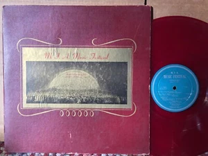 M.I.A. Music Festival Hollywood Bowl 1955 VG+ RED VINYL SUPER RARE - Picture 1 of 2