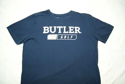 nike butler bulldogs golf t-shirt men's XL navy blue dri-fit tee athletic cut - Image 1 of 4