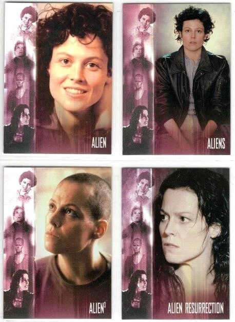 Alien Legacy: Complete Evolution of Ripley Set (4) 1998 Inkworks - Image 1 of 1
