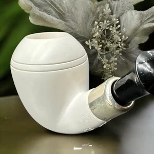 MeerschaumArt_BLOCK Meerschaum Smoking Tobacco pipe Pfeife Pipa_Xmas Gift 海泡石烟斗 - Picture 1 of 10