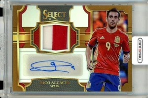 2017-18 Panini Select Paco Alcacer Jersey Autograph Copper Parallel 19/49 Spain - Picture 1 of 2