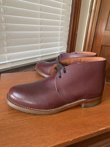 NEW w BOX 2014 MADE | RED WING 9.5D BECKMAN BLACK CHERRY CHUKKA BOOT 9032 9.5 D - Picture 1 of 23