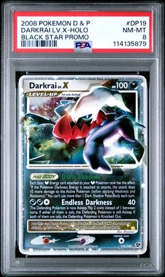 POKEMON GREAT ENCOUNTERS DARKRAI LV X #DP19 ULTRA RARE PSA 8 NM #114135879 - Image 1 of 2