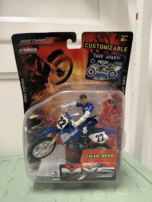 2004 Road Champs MXS Chad Reed #22 Dirtbike Toy Yamaha Figure Motocross Rare New - Image 1 of 4
