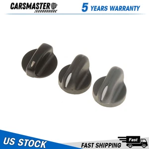 76882 Dorman Set of 3 A/C AC Control Knobs New for Pontiac Grand Prix Am Century - Picture 1 of 2