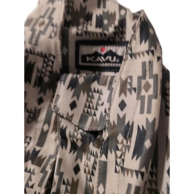 KAVU Bolso Bandolera Geométrico Navajo Bandolera Mochila Cartera Cuerda Correa Clip Cremallera Foto 1 de 4