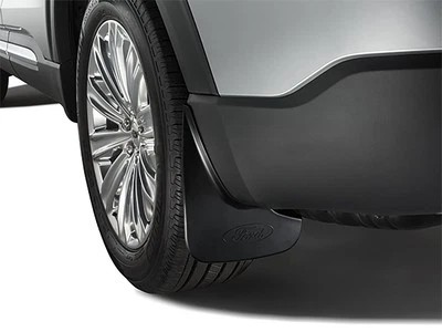 Explorer 2020-2025 Splash Guards Mud Protector Flaps Rear Pair /w Ford Oval Logo Foto 1 de 4