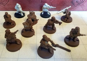 Warhammer 40k 10x Metall Stahl Legionstrupp komplett Imperiale Garde Militarum - Bild 1 von 1