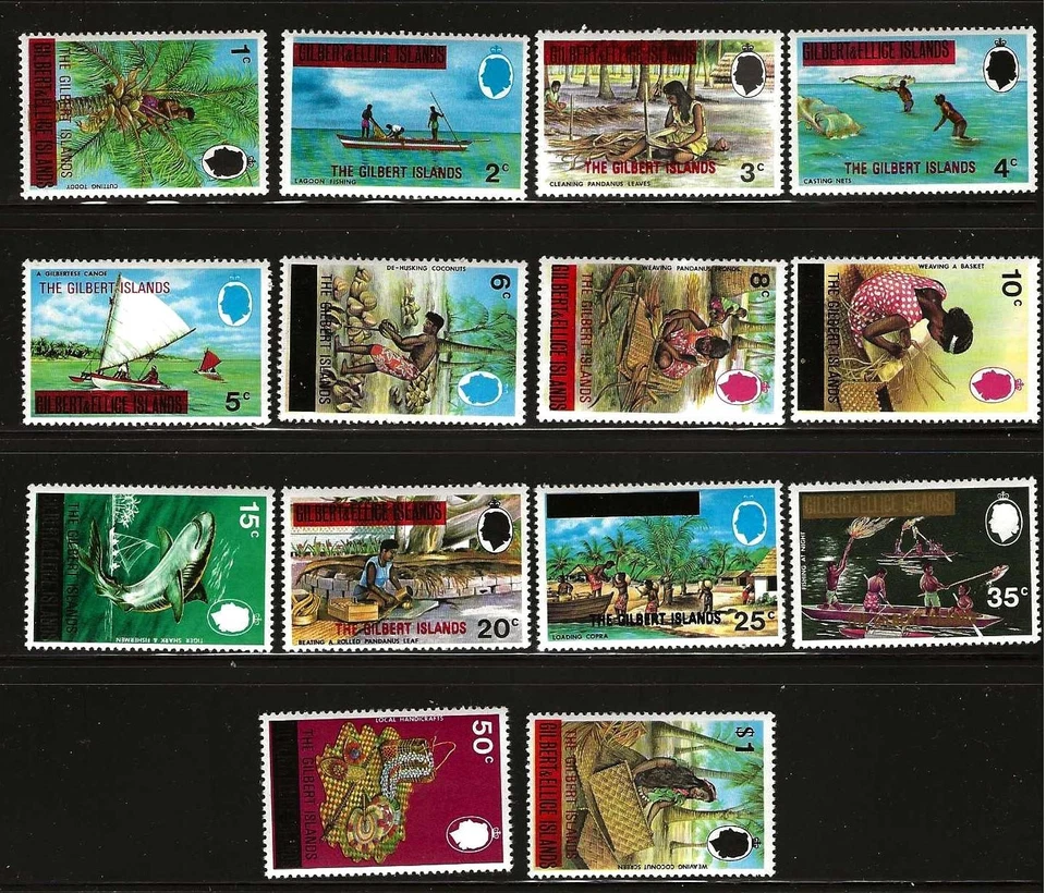 Gilbert Islands #253-66 Como Nuevo/Nuevo Juego Cpl M5410 Foto 1 de 1