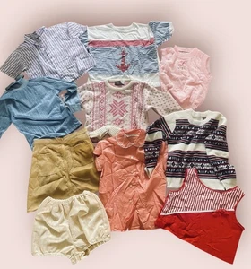Vtg Lot 1960s 70s Kids Girl Retro Scooter Clothing Bundle Size 10 12 14 Sears - Picture 1 of 16