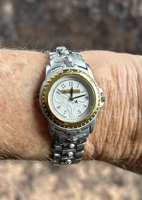 Fab Michel Jordi, pre Bohlin era, Stainless Steel Spirit of the West Watch #8300 - Image 1 of 4