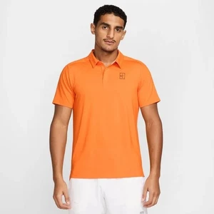 Nuevo Nike Dri-Fit Court Advantage Tenis Polo Naranja Rendimiento Grande $80 - Imagen 1 de 5