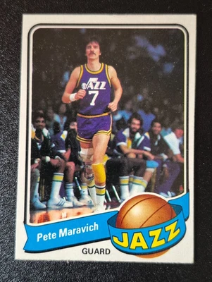 1979-80 79 Topps pistola de basquete Pete Maravich #60 New Orleans Jazz EX HOF - Imagem 1 de 3