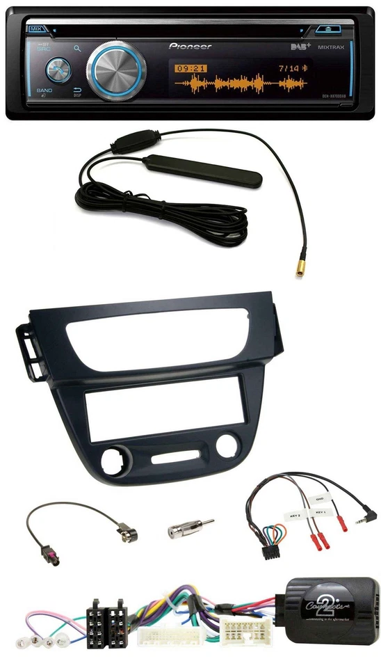 Pioneer CD USB Bluetooth DAB Lenkrad Autoradio für Renault Megane Fluence 2012-2 - Bild 1 von 4