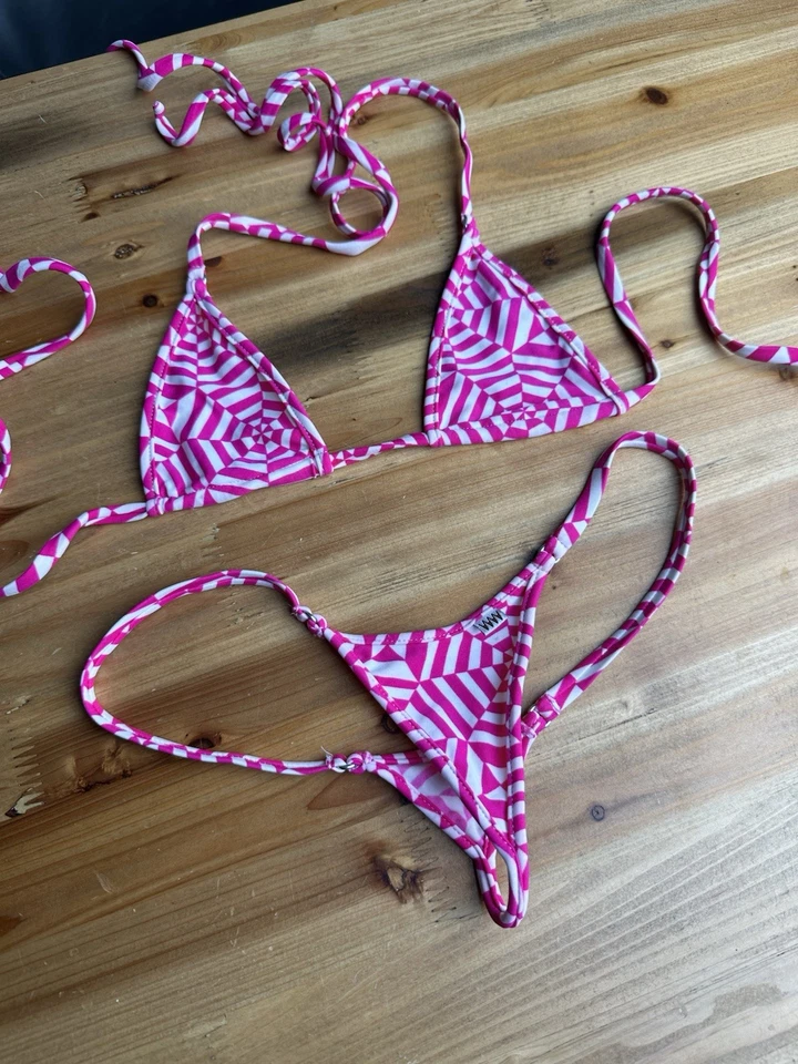 Conjunto de bikini tanga Wicked Weasel Spider Maze Foto 1 de 1