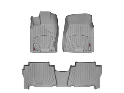 WeatherTech FloorLiner for 2009-2010 Kia Borrego - 1st & 2nd Row, Grey — 第 1/4 张图片