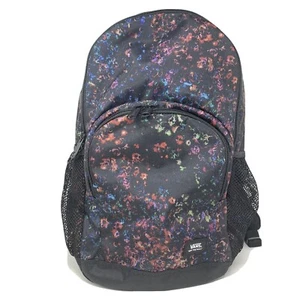 Vans Backpack School Bag Alumni Pack Blurred Floral New Black Purple - Picture 1 of 7