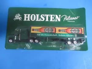 HOLSTEN PILSENER BEER, TRUCK-TRAILER, DIE CAST, 1/87 SCALE ,8 INCH LONG, GERMANY - Picture 1 of 7
