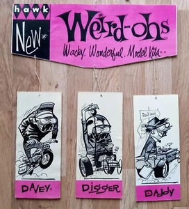Vintage Big Daddy Roth "Weird-ohs" Hängemobile 60er Jahre Monster - Bild 1 von 2