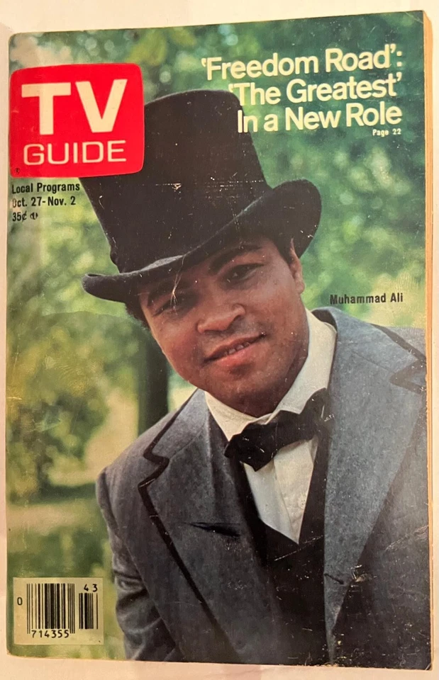 TV Guide Magazine, Freedom Road: Muhammad Ali (Oct. 27-Nov. 2, 1979),NY METRO  - Image 1 of 1