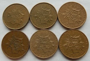 France 10 Francs Coin "Lot of 6 Coins" 1974, 1976 & 1978  KM#940   SB6196 - Picture 1 of 2