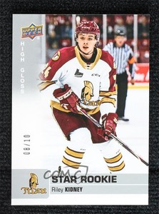 2019-20 Upper Deck CHL Star Rookie SP High Gloss /10 Riley Kidney #359