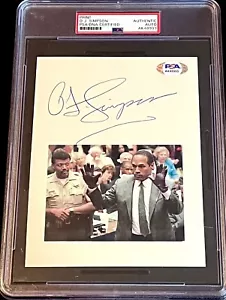 OJ SIMPSON Buffalo Bills USC Photo Signed Auto authentic Autograph PSA/DNA O.J. - Picture 1 of 7