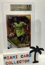 2021-22 Topps Chrome UCL Orange Gold Starball Jude Bellingham #58 BGS 9.5 GEM MT