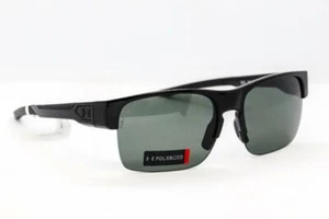 NUEVAS GAFAS DE SOL UNDER ARMOUR BEYOND POLARIZADAS UA Negro Brillante/Gris lente - Imagen 1 de 4