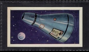 SPACE CAPSULE - 60 + year old English Trade Card # 22 - Picture 1 of 2